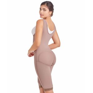 Faja larga liporeductora busto libre y realce de gluteos