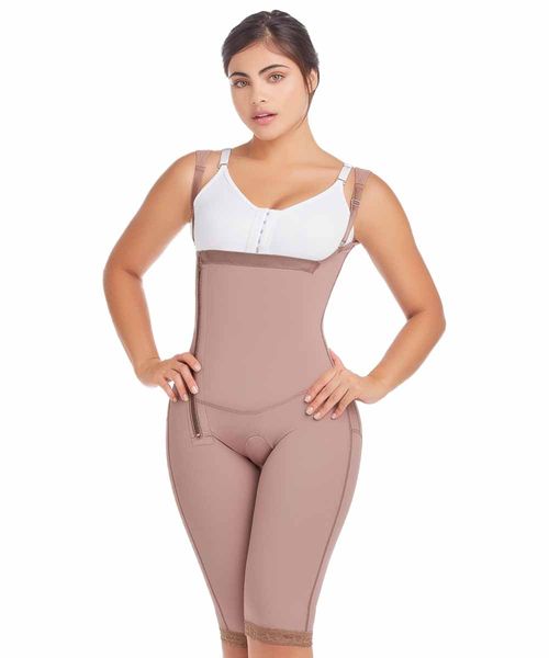 Faja larga liporeductora busto libre y realce de gluteos