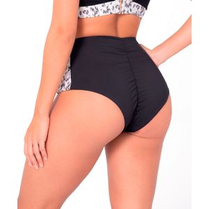 Panty vestido de baño con control abdominal y realce de gluteos