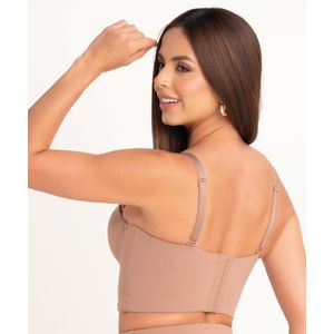 Brasier strapless con base ancha y control de espalda