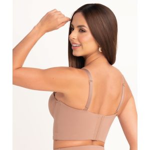 Brasier strapless con base ancha